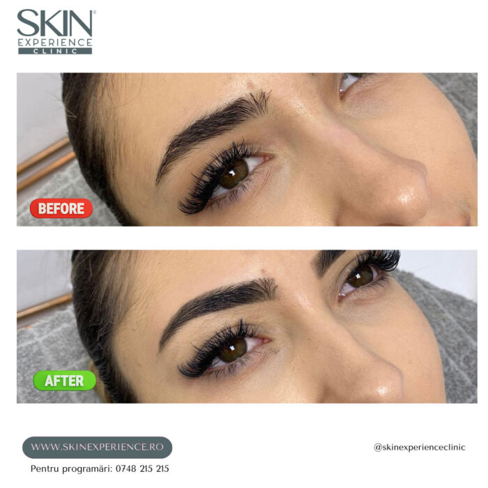 Pensat profesional și vopsit sprâncene - imagine 2