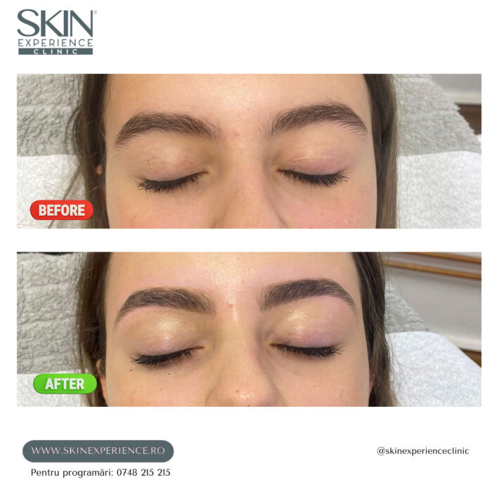 Pensat profesional și vopsit sprâncene - imagine 4