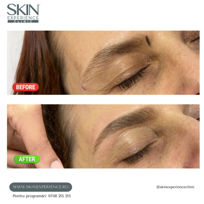 Pensat profesional și vopsit sprâncene - imagine 5